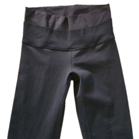 Lululemon Womens Black Straight-Up Athleisure Casual Full-On Luon Pant 6 - Picture 8 of 12